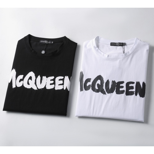 Replica Alexander McQueen T-shirts Short Sleeved For Men #1192345 $25.00 USD for Wholesale