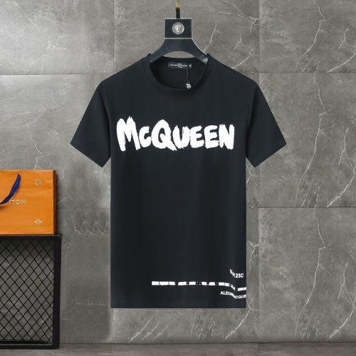 Alexander McQueen T-shirts Short Sleeved For Men #1192346 $25.00 USD, Wholesale Replica Alexander McQueen T-shirts