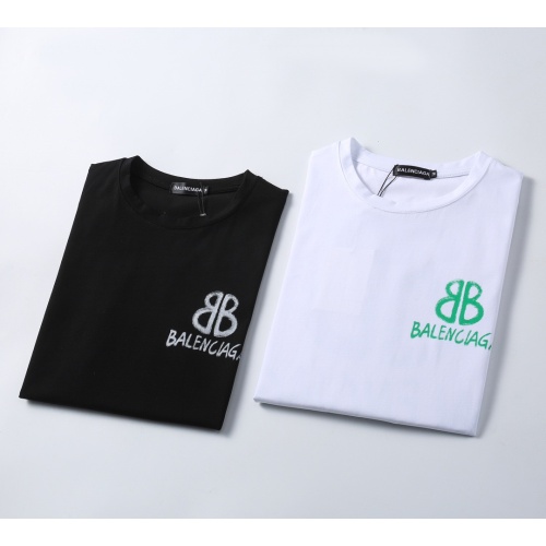 Replica Balenciaga T-Shirts Short Sleeved For Men #1192374 $25.00 USD for Wholesale