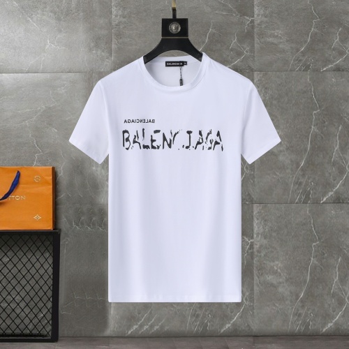 Balenciaga T-Shirts Short Sleeved For Men #1192384 $25.00 USD, Wholesale Replica Balenciaga T-Shirts
