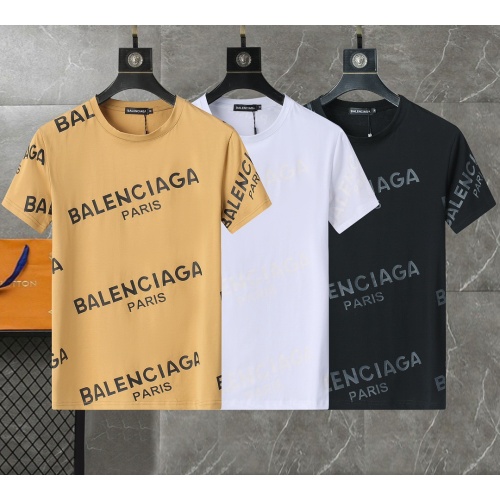 Replica Balenciaga T-Shirts Short Sleeved For Men #1192386 $25.00 USD for Wholesale