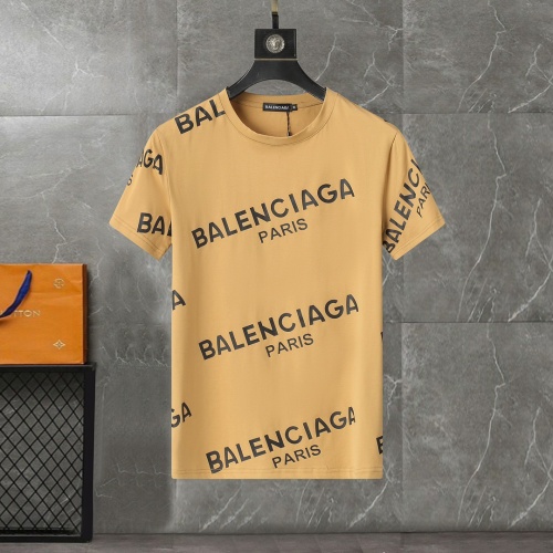 Balenciaga T-Shirts Short Sleeved For Men #1192387 $25.00 USD, Wholesale Replica Balenciaga T-Shirts