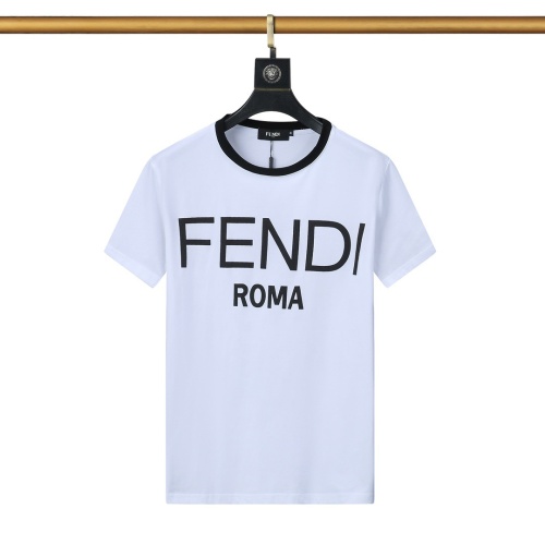 Fendi T-Shirts Short Sleeved For Men #1192400 $25.00 USD, Wholesale Replica Fendi T-Shirts