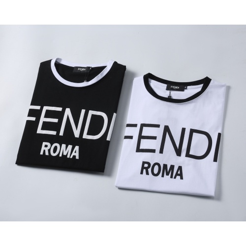 Replica Fendi T-Shirts Short Sleeved For Men #1192400 $25.00 USD for Wholesale