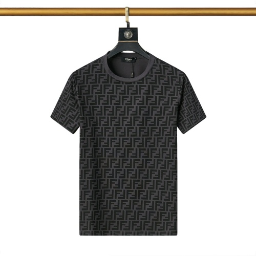 Fendi T-Shirts Short Sleeved For Men #1192403 $25.00 USD, Wholesale Replica Fendi T-Shirts