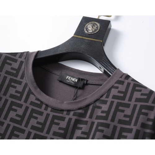 Replica Fendi T-Shirts Short Sleeved For Men #1192403 $25.00 USD for Wholesale