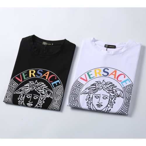 Replica Versace T-Shirts Short Sleeved For Men #1192412 $25.00 USD for Wholesale