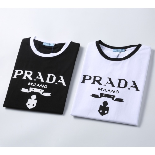 Replica Prada T-Shirts Short Sleeved For Men #1192446 $25.00 USD for Wholesale