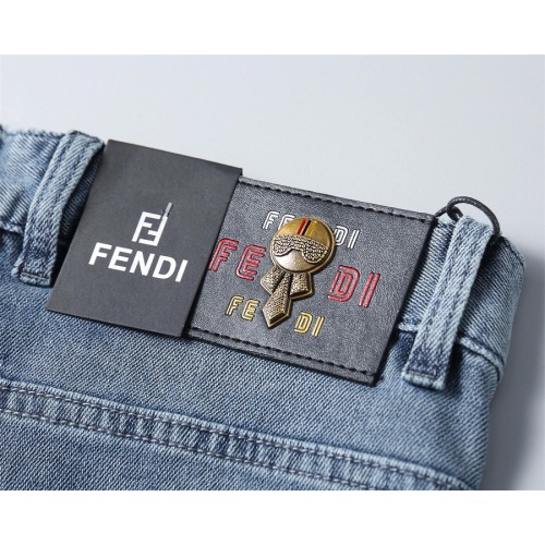 Replica Fendi Jeans For Men #1192512 $42.00 USD for Wholesale