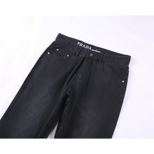 Replica Prada Jeans For Men #1192551 $42.00 USD for Wholesale