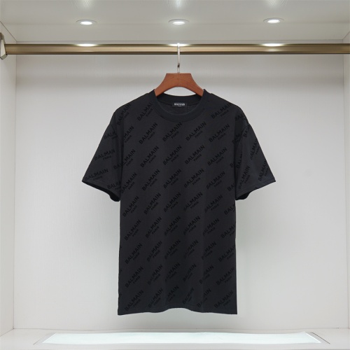 Balmain T-Shirts Short Sleeved For Unisex #1192621 $34.00 USD, Wholesale Replica Balmain T-Shirts