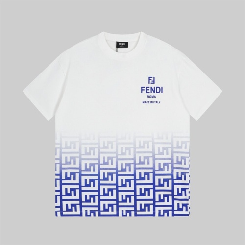 Fendi T-Shirts Short Sleeved For Unisex #1192717 $45.00 USD, Wholesale Replica Fendi T-Shirts