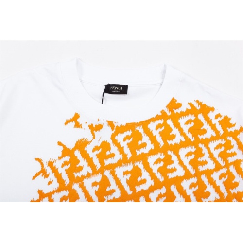 Replica Fendi T-Shirts Short Sleeved For Unisex #1192719 $42.00 USD for Wholesale
