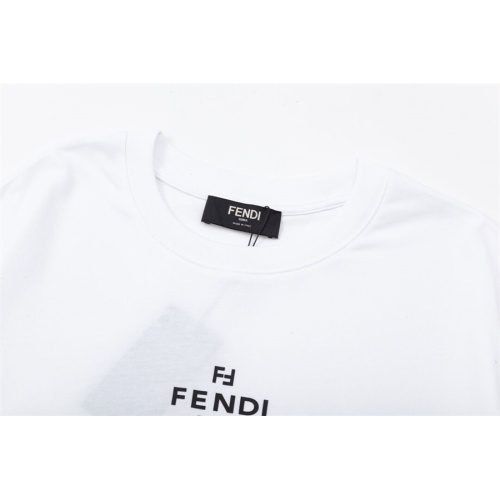Replica Fendi T-Shirts Short Sleeved For Unisex #1192721 $42.00 USD for Wholesale