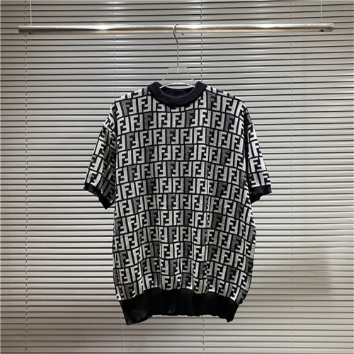 Fendi T-Shirts Short Sleeved For Men #1192724 $45.00 USD, Wholesale Replica Fendi T-Shirts