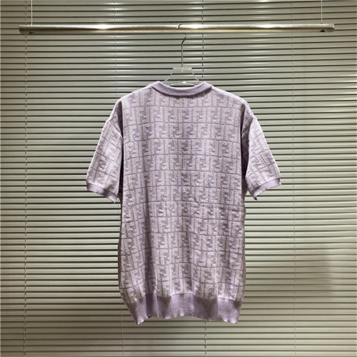 Replica Fendi T-Shirts Short Sleeved For Men #1192725 $45.00 USD for Wholesale