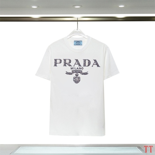 Prada T-Shirts Short Sleeved For Unisex #1192978 $32.00 USD, Wholesale Replica Prada T-Shirts