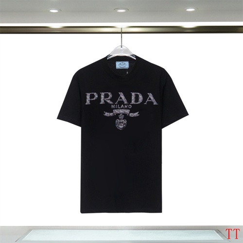 Prada T-Shirts Short Sleeved For Unisex #1192979 $32.00 USD, Wholesale Replica Prada T-Shirts
