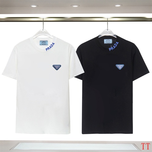 Replica Prada T-Shirts Short Sleeved For Unisex #1192986 $32.00 USD for Wholesale