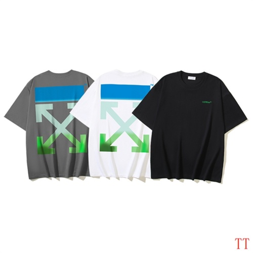 Replica Off-White T-Shirts Short Sleeved For Unisex #1193067 $32.00 USD for Wholesale