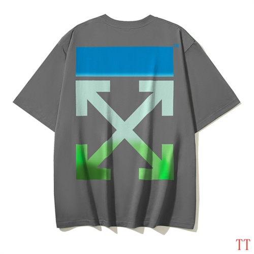 Off-White T-Shirts Short Sleeved For Unisex #1193068 $32.00 USD, Wholesale Replica Off-White T-Shirts