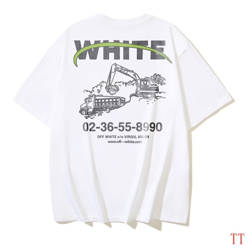Off-White T-Shirts Short Sleeved For Unisex #1193070 $29.00 USD, Wholesale Replica Off-White T-Shirts