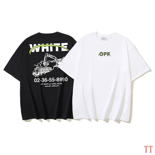 Replica Off-White T-Shirts Short Sleeved For Unisex #1193070 $29.00 USD for Wholesale