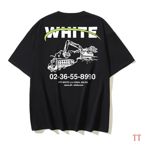 Off-White T-Shirts Short Sleeved For Unisex #1193071 $29.00 USD, Wholesale Replica Off-White T-Shirts