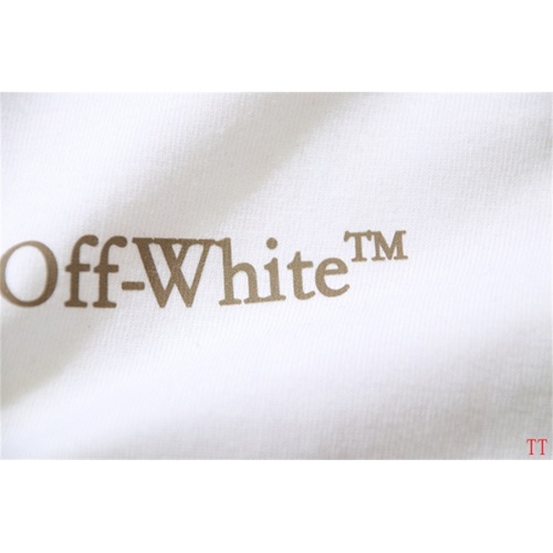 Replica Off-White T-Shirts Short Sleeved For Unisex #1193074 $29.00 USD for Wholesale