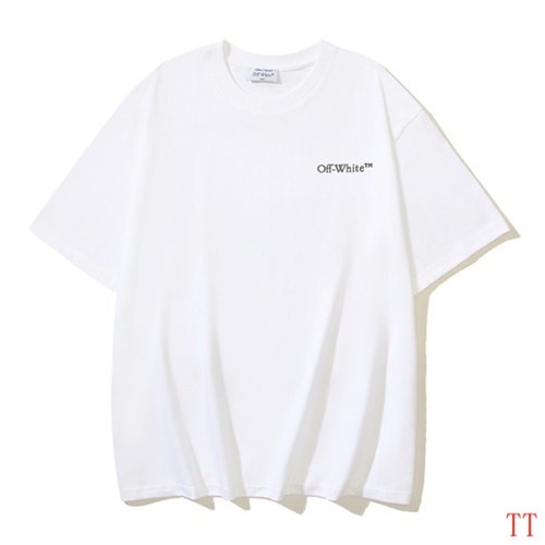 Replica Off-White T-Shirts Short Sleeved For Unisex #1193081 $29.00 USD for Wholesale