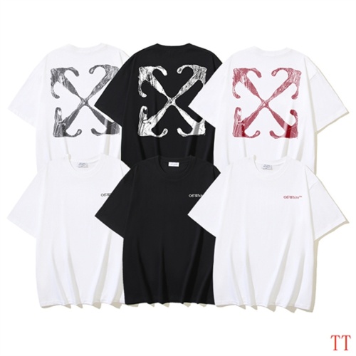 Replica Off-White T-Shirts Short Sleeved For Unisex #1193081 $29.00 USD for Wholesale