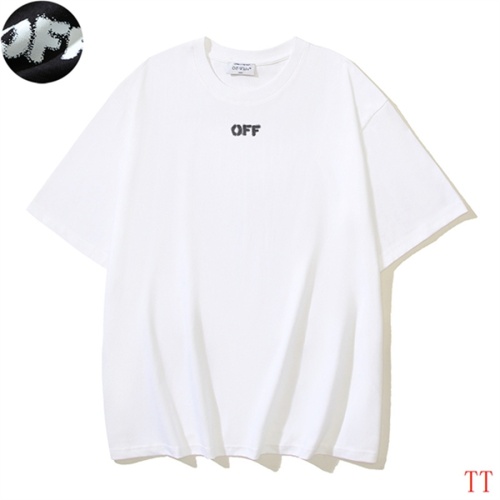 Off-White T-Shirts Short Sleeved For Unisex #1193091 $29.00 USD, Wholesale Replica Off-White T-Shirts