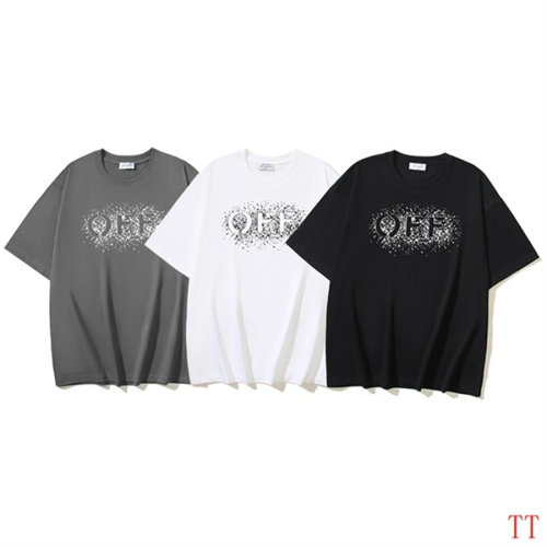 Replica Off-White T-Shirts Short Sleeved For Unisex #1193094 $29.00 USD for Wholesale