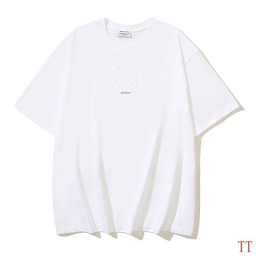 Off-White T-Shirts Short Sleeved For Unisex #1193100