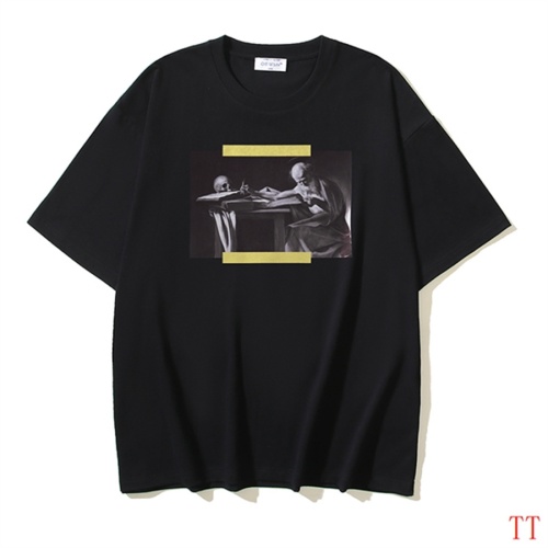 Off-White T-Shirts Short Sleeved For Unisex #1193104 $29.00 USD, Wholesale Replica Off-White T-Shirts