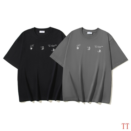 Replica Off-White T-Shirts Short Sleeved For Unisex #1193105 $29.00 USD for Wholesale