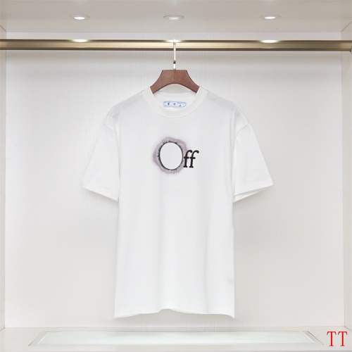 Off-White T-Shirts Short Sleeved For Unisex #1193111 $32.00 USD, Wholesale Replica Off-White T-Shirts