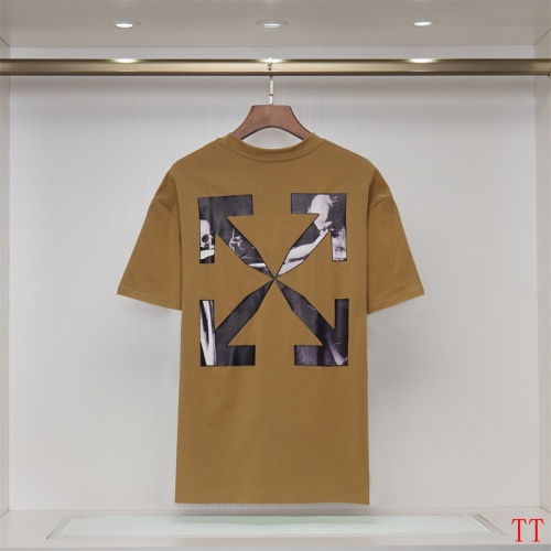 Off-White T-Shirts Short Sleeved For Unisex #1193119 $32.00 USD, Wholesale Replica Off-White T-Shirts