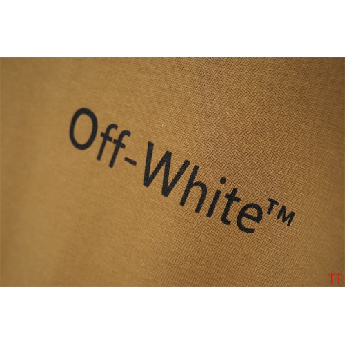 Replica Off-White T-Shirts Short Sleeved For Unisex #1193119 $32.00 USD for Wholesale