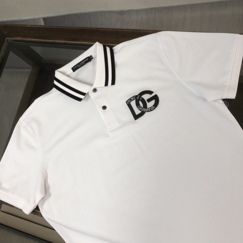Replica Dolce & Gabbana D&G T-Shirts Short Sleeved For Men #1193144 $39.00 USD for Wholesale