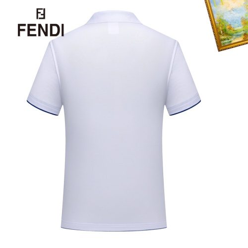 Replica Fendi T-Shirts Short Sleeved For Men #1193206 $29.00 USD for Wholesale