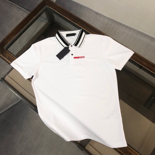 Prada T-Shirts Short Sleeved For Men #1193232 $39.00 USD, Wholesale Replica Prada T-Shirts