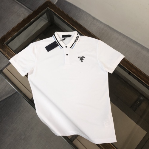 Prada T-Shirts Short Sleeved For Men #1193235 $39.00 USD, Wholesale Replica Prada T-Shirts