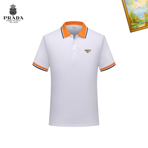 Prada T-Shirts Short Sleeved For Men #1193272 $29.00 USD, Wholesale Replica Prada T-Shirts