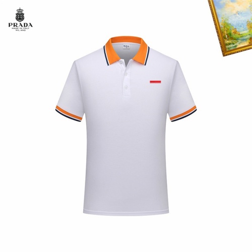 Prada T-Shirts Short Sleeved For Men #1193279 $29.00 USD, Wholesale Replica Prada T-Shirts