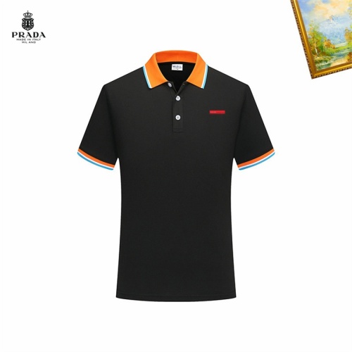Prada T-Shirts Short Sleeved For Men #1193282 $29.00 USD, Wholesale Replica Prada T-Shirts