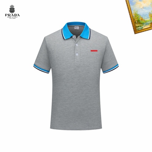 Prada T-Shirts Short Sleeved For Men #1193284 $29.00 USD, Wholesale Replica Prada T-Shirts