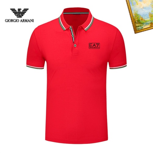 Armani T-Shirts Short Sleeved For Men #1193319 $29.00 USD, Wholesale Replica Armani T-Shirts
