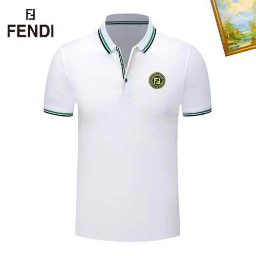 Fendi T-Shirts Short Sleeved For Men #1193338 $29.00 USD, Wholesale Replica Fendi T-Shirts