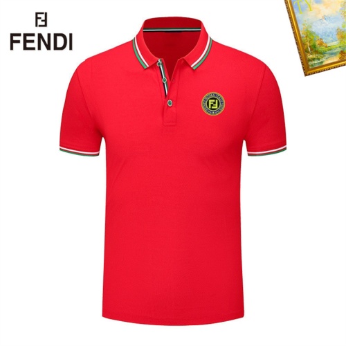 Fendi T-Shirts Short Sleeved For Men #1193341 $29.00 USD, Wholesale Replica Fendi T-Shirts